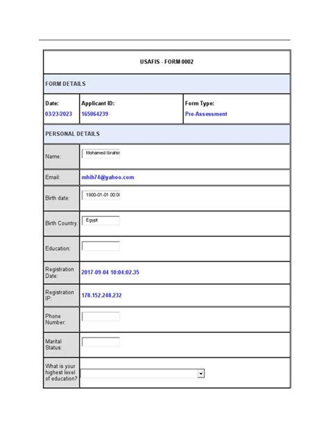 What is USAFIS Form: Requirements and Process Explained.